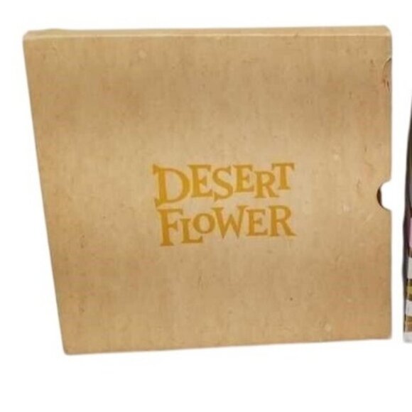 DESERT FLOWER Vintage Cologne Dusting Powder Set Shulton Patchouli Jasmine Musk - Picture 1 of 3